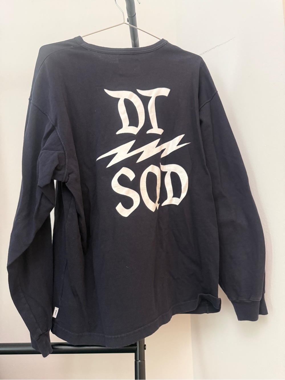 W-Taps- Men’s Navy Graphic Long-Sleeve Tee - DT SOD